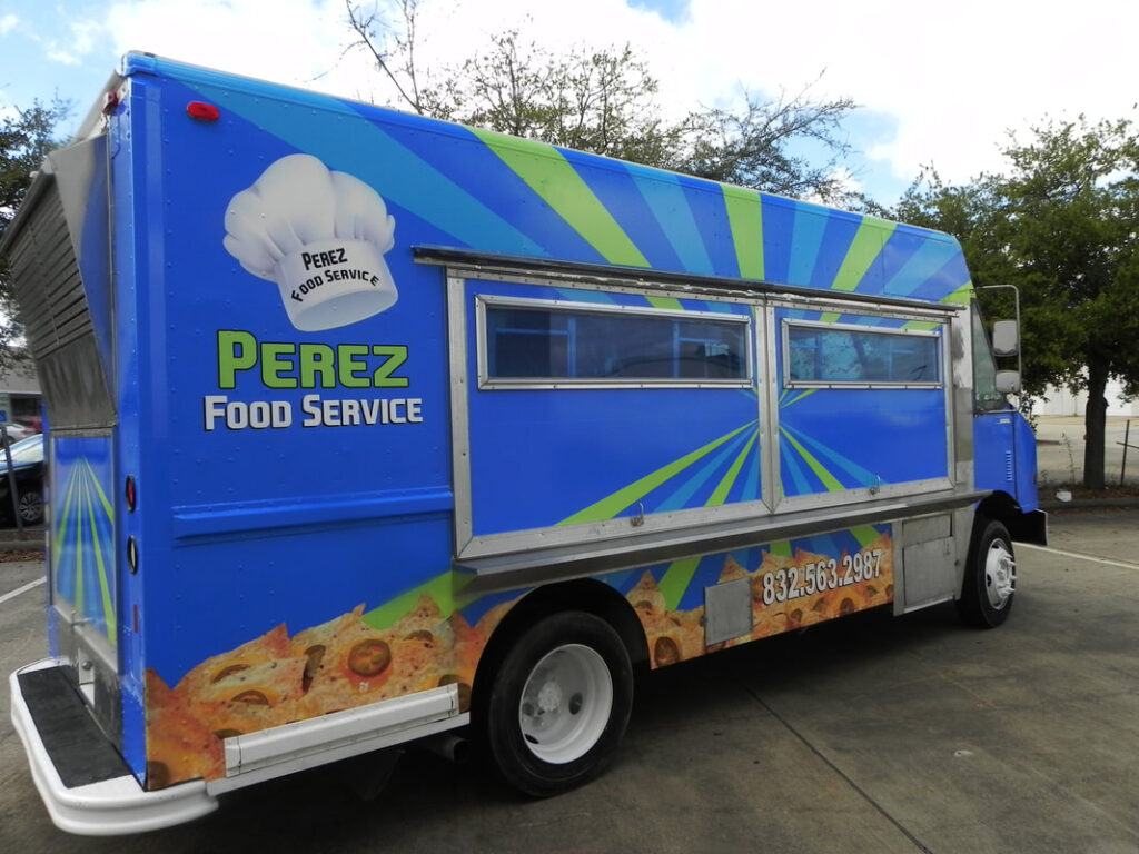 food truck wraps in Houston