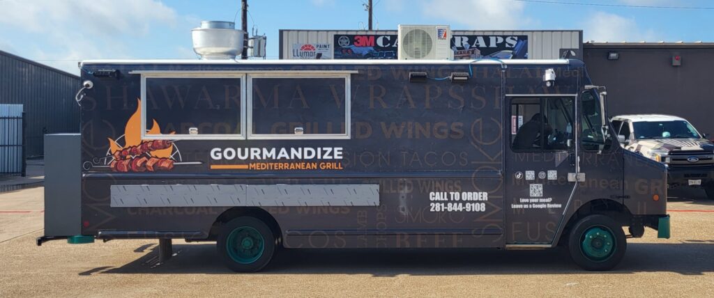 food truck wraps in Houston