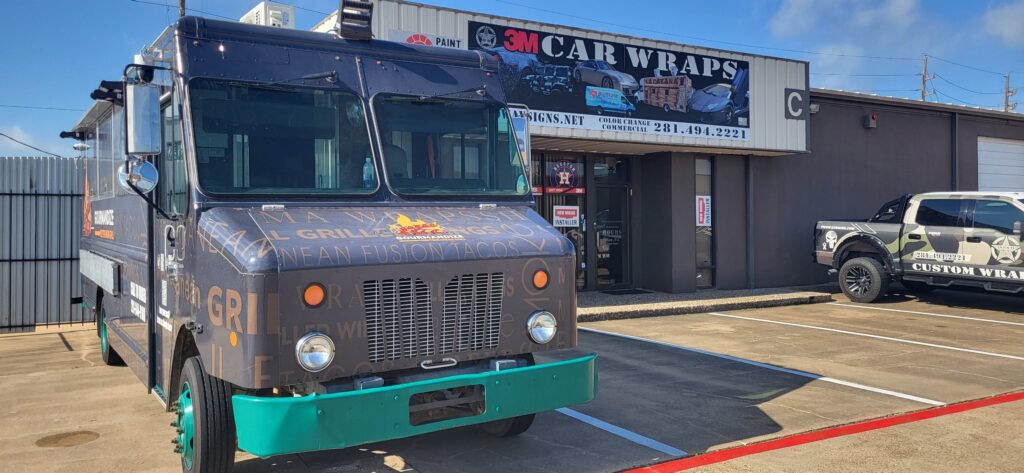 food truck wraps in Houston